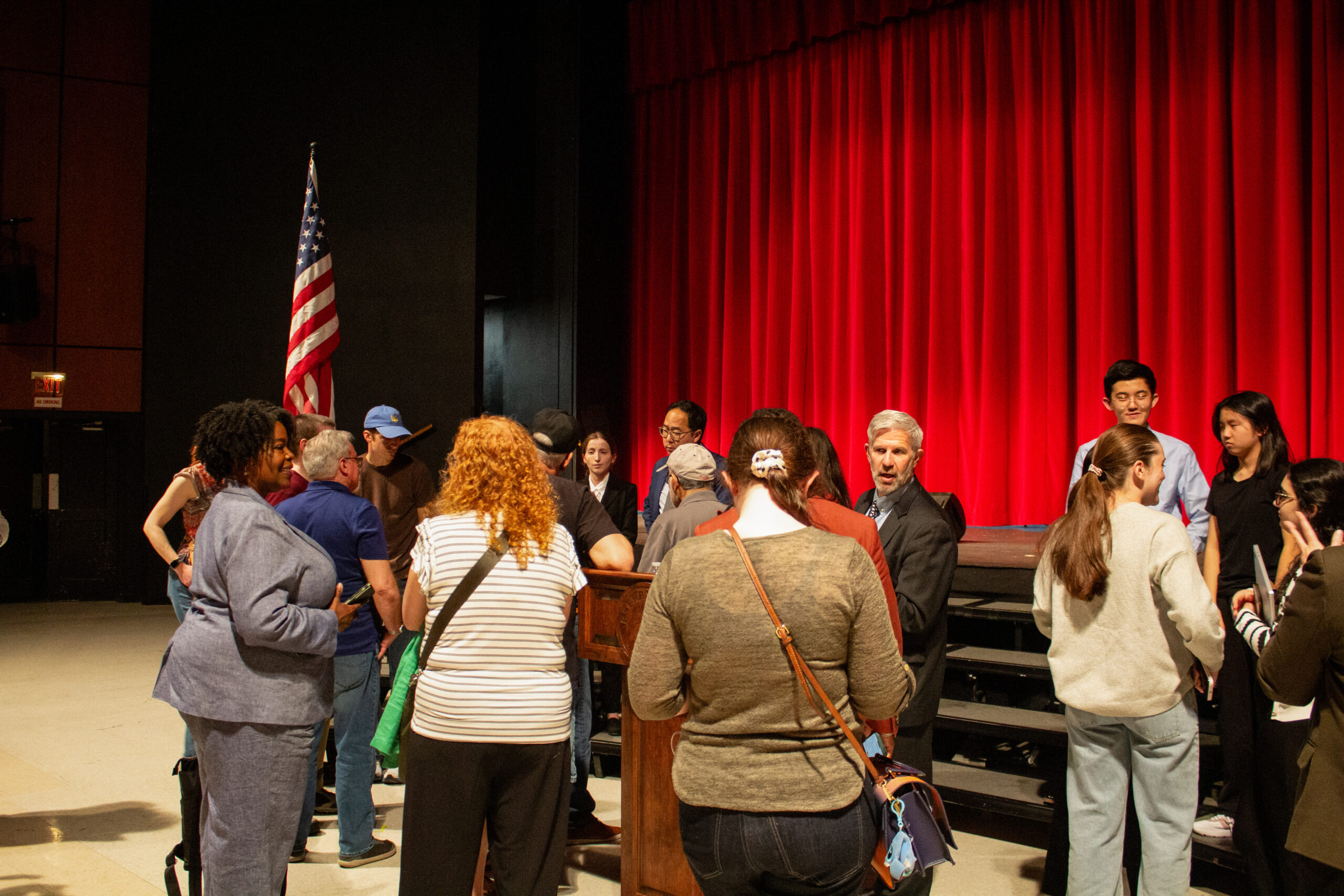 Post town hall wide shot